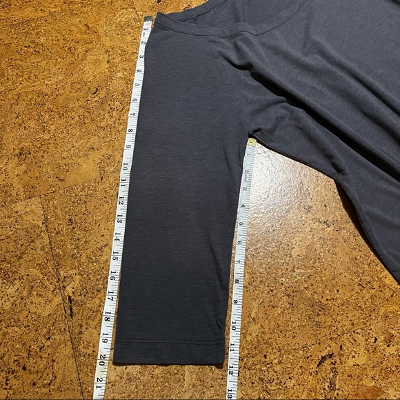 Garnet Hill Cotton Modal Casual 3/4 Sleeve Dress in Lilac Gray Sz M - Picture 9 of 9